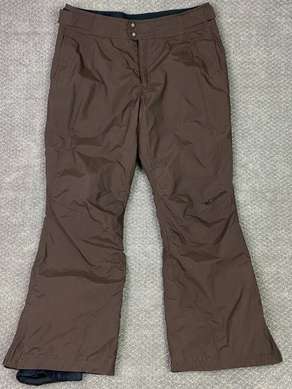 Columbia Bugaboo Insulated Snow Pants Womens Large Brown Ski Snowboard